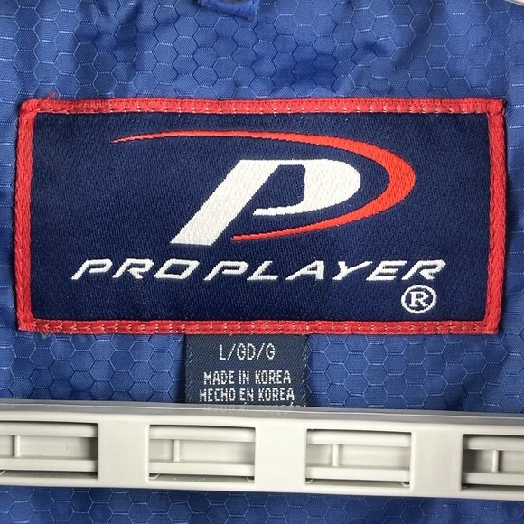 Indianapolis Colts Pro Player Color Block Windbreaker Jacket 90s L Blue - Picture 6 of 10